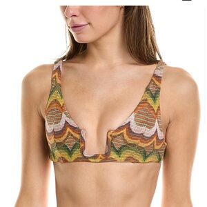 Devon Windsor Vibrant 70s Patterned Bikini Set 2pc